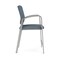 Lesro Newport Hip Chair Metal Frame, Silver, RF Serene Upholstery NP1161 - alternate 2